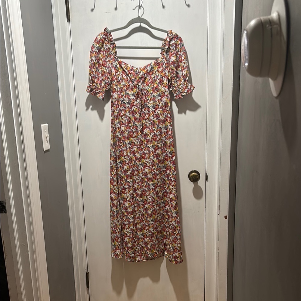 New NWT FAITHFULL THE BRAND Lennox floral midi dress size xs